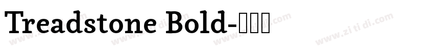 Treadstone Bold字体转换 Treadstone Bold字体转换